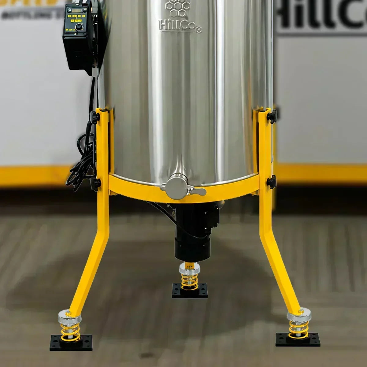 How to Use Spring Feet to Stabilize Your Honey Extractor