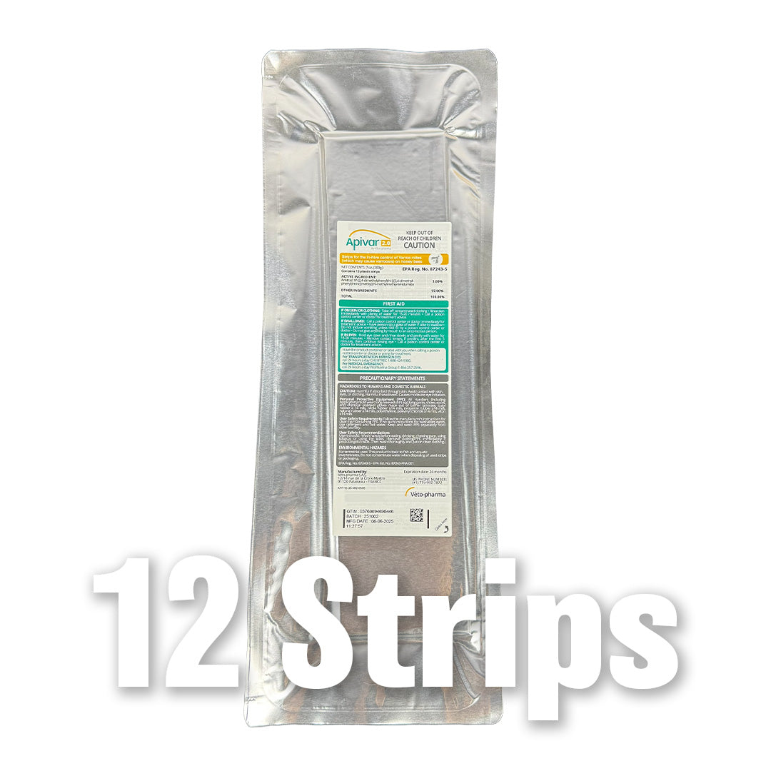 Apivar2.0 Varroa Mite Treatment Strips