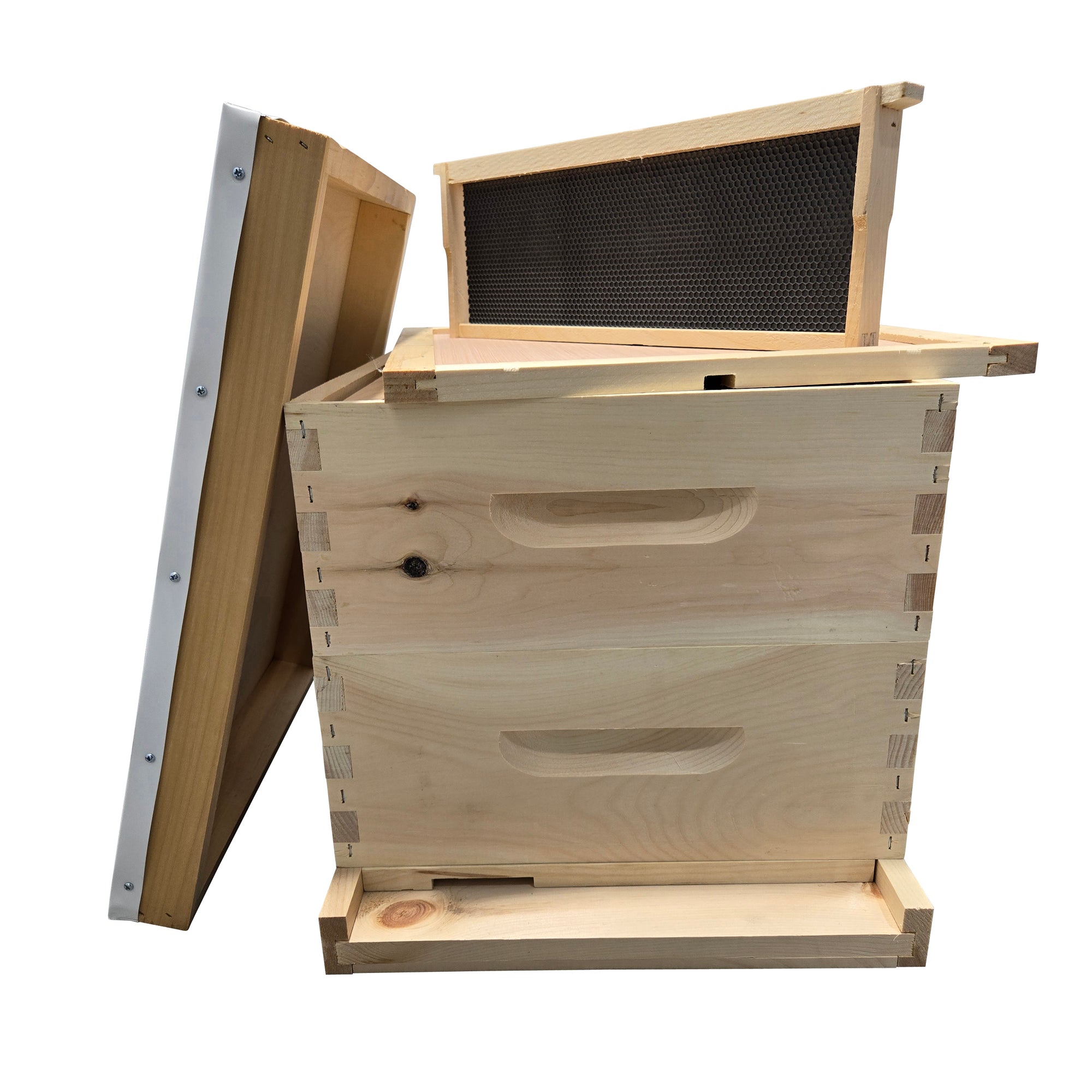 Complete Medium Hive WAX DIPPED - 10 Frame
