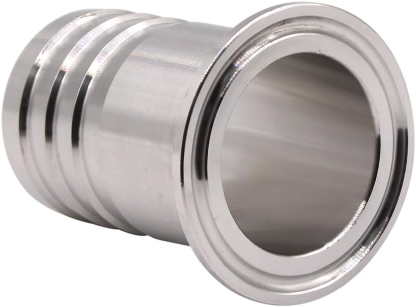 1.5" Sanitary to 1.5" Hose Barb Adapter