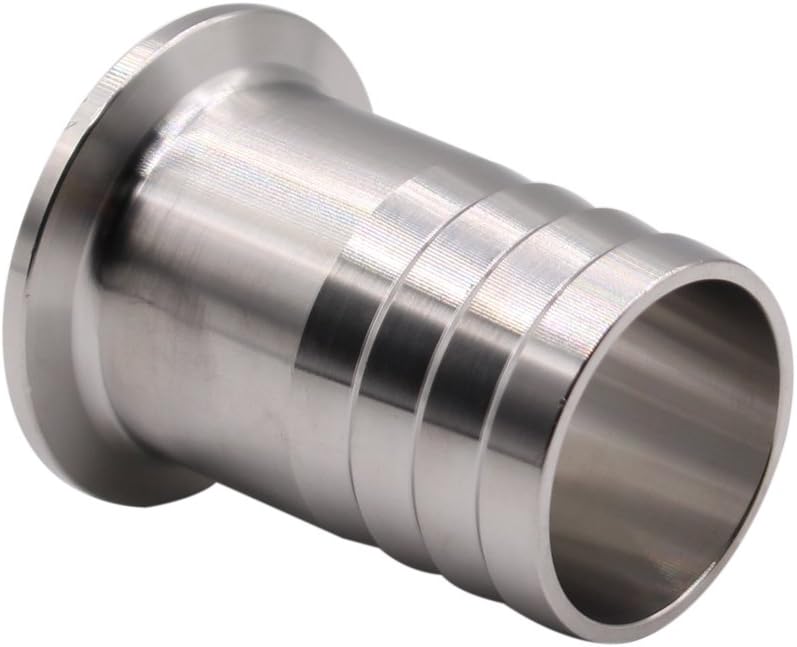 1.5" Sanitary to 1.5" Hose Barb Adapter