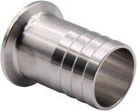 1.5" Sanitary to 1.5" Hose Barb Adapter