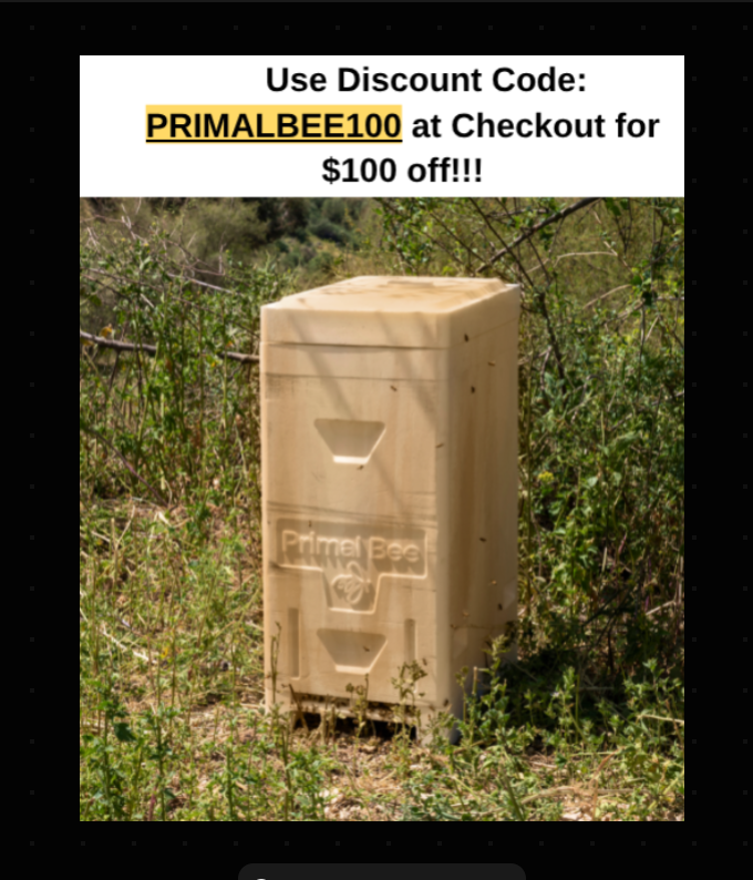 Primal Bee Hive Starter Kit