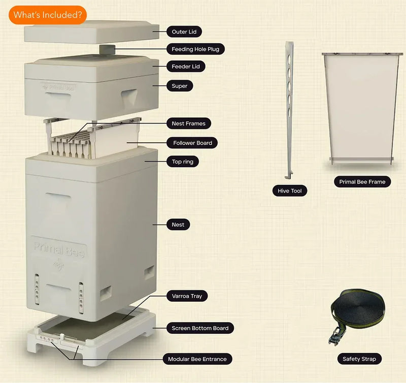Primal Bee Hive Starter Kit