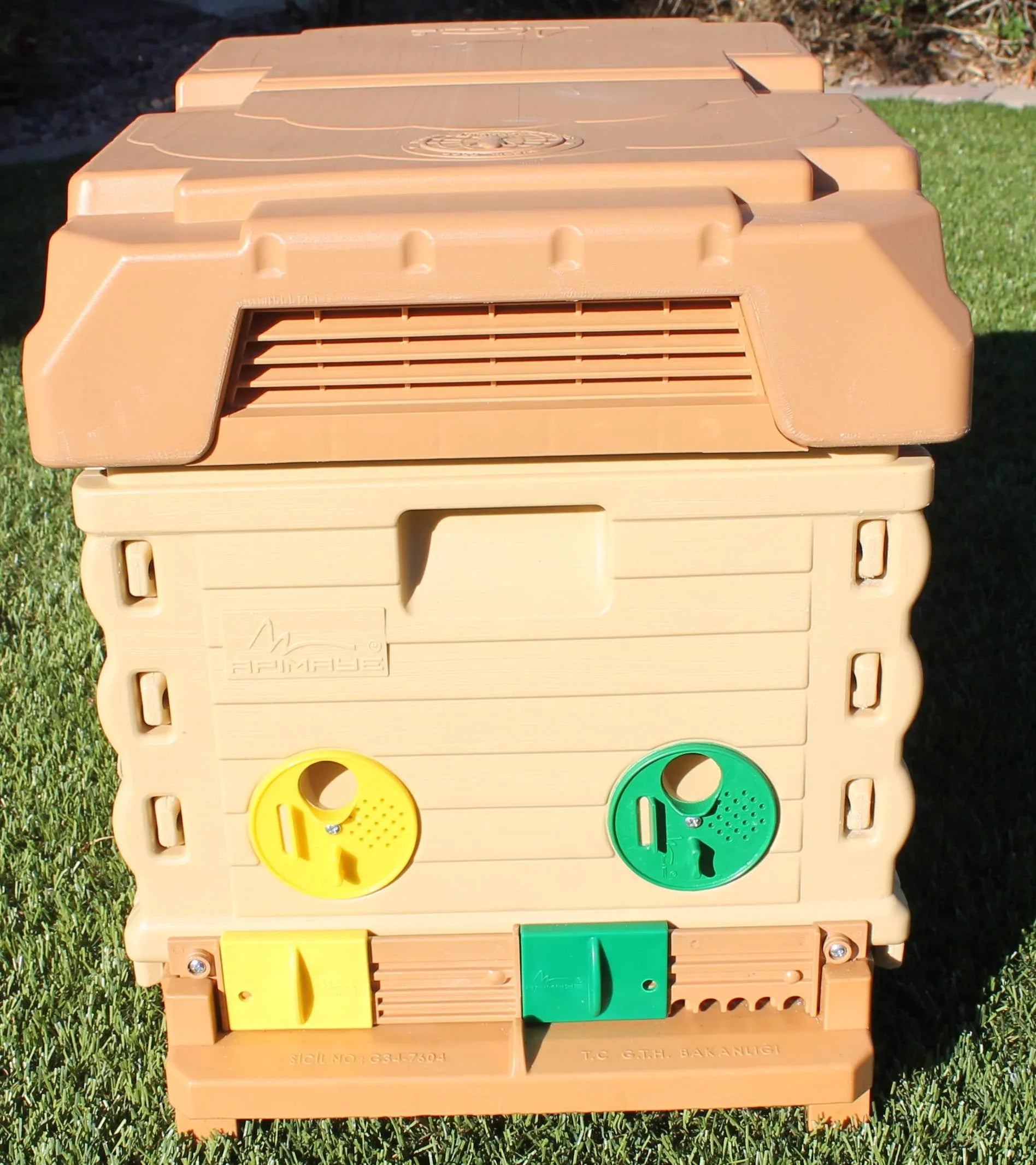 7 Frame NUC White Bee Hive Set