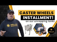 Uncapping Tank Caster Wheel Kit