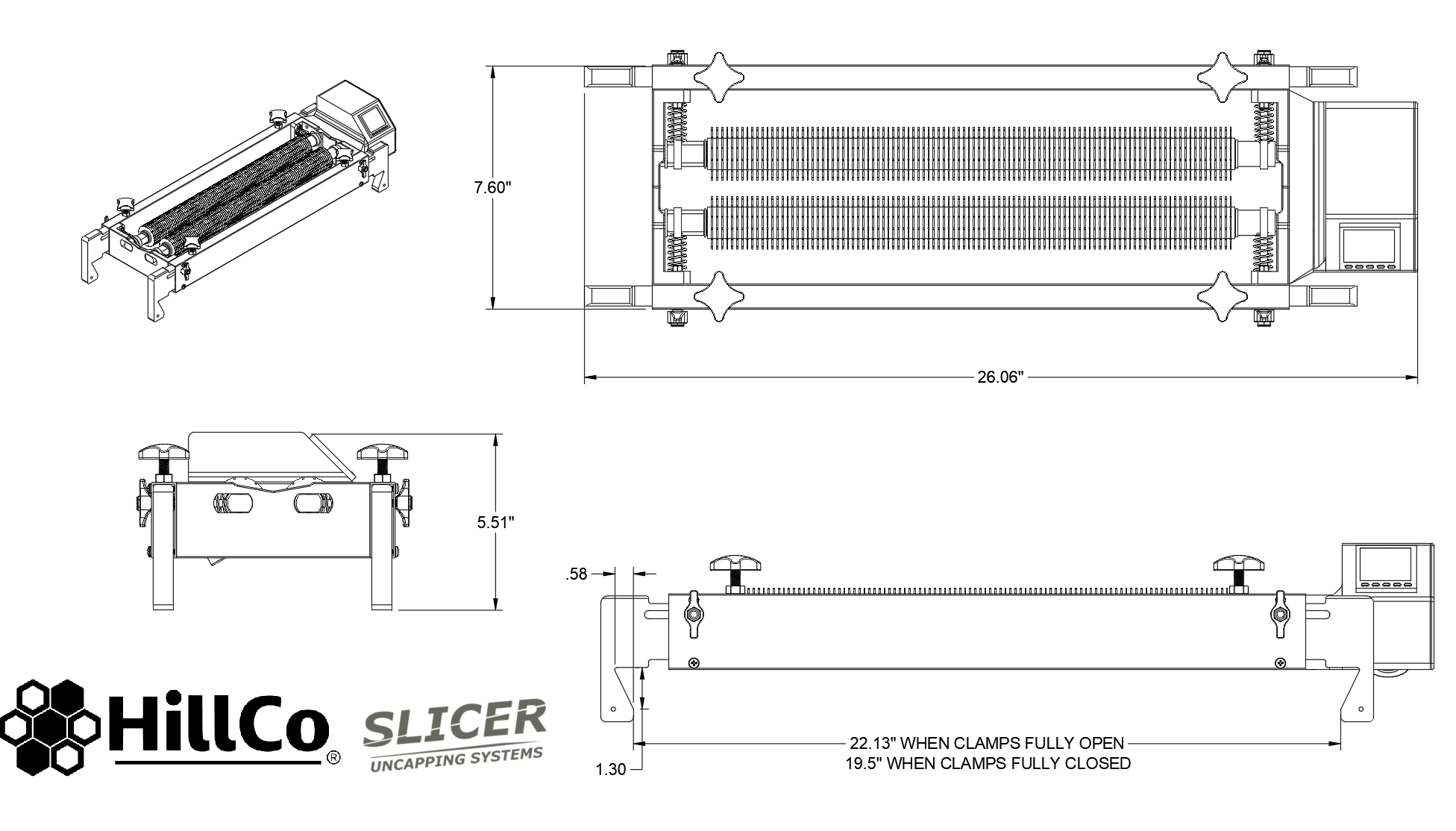 Slicer Roller Uncapper