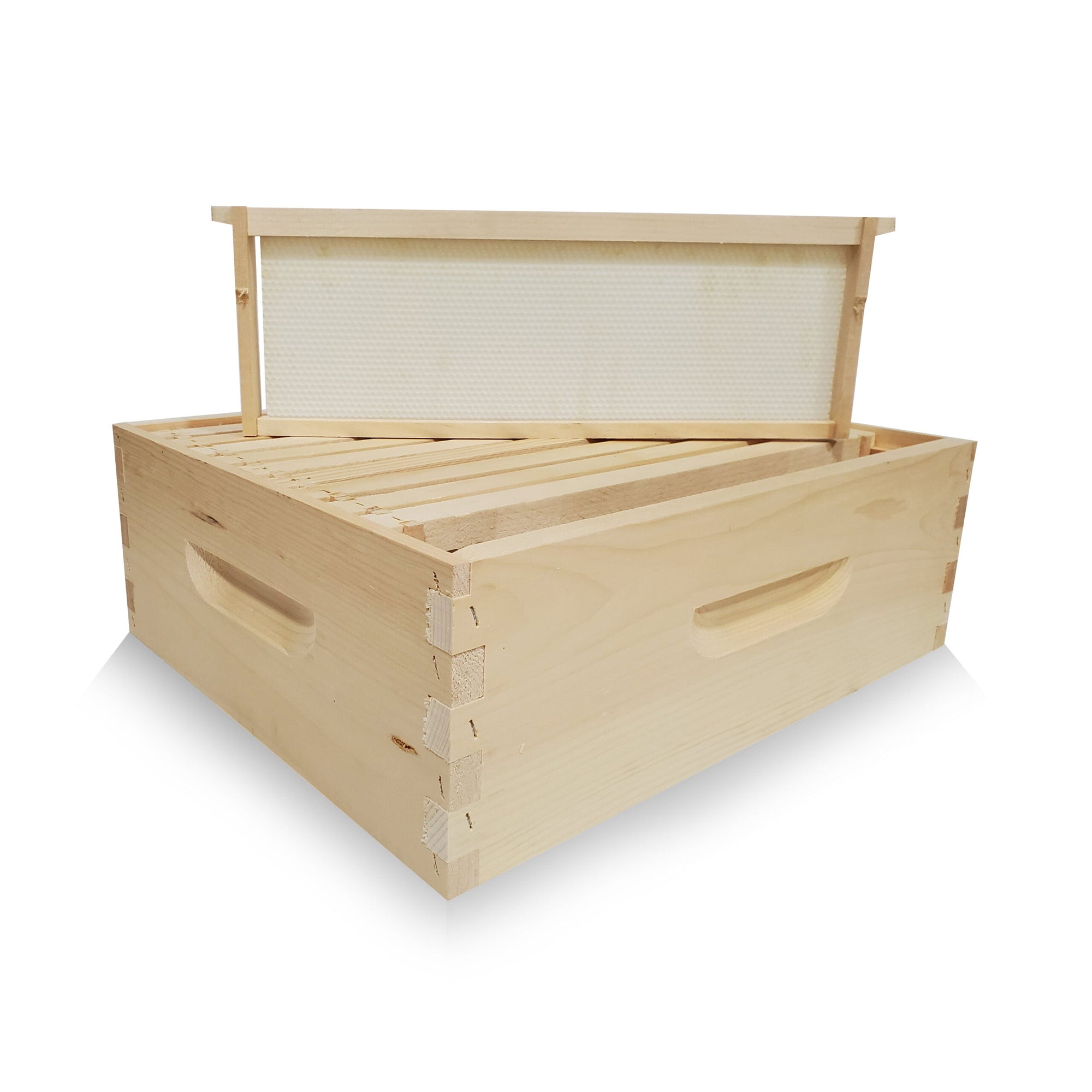 Assembled Medium Super with Frames - 10 Frame For beekeeping